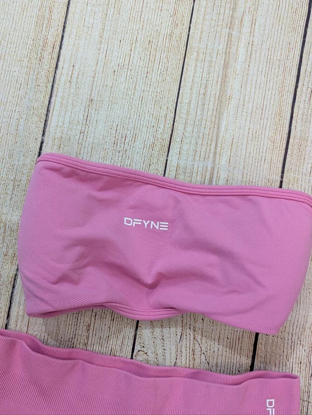 DFYNE Impact Set in Blossom Pink – Matching Top & Shorts Size Medium
